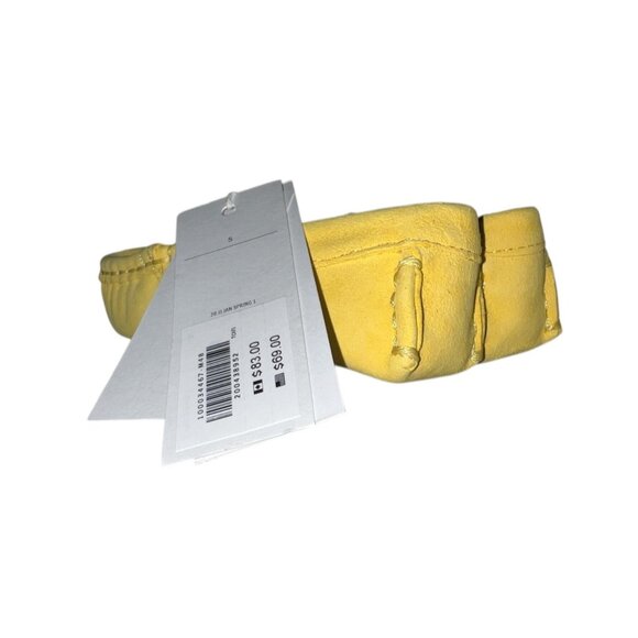 Janie & Jack Sun Shower Yellow Driving Shoe Sz 5 Boys - Picture 9 of 12